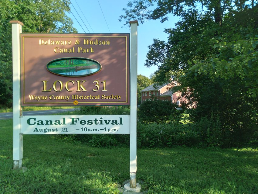 Lock 31 in Hawley welcomes visitors for the 8th annual Canal Festival.